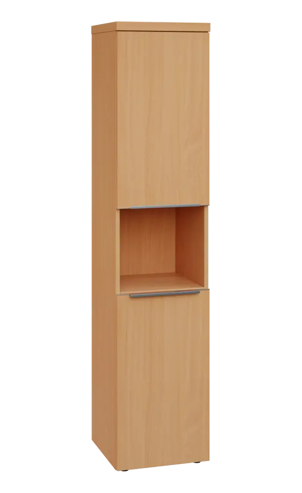 SIN 5 - 42DN kancelářská skříň, 2-dveřová/nika, pravá, 1820x400x400, buk royal